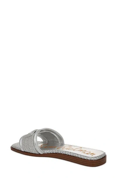 Sam Edelman Irina Slide Sandal In Silver