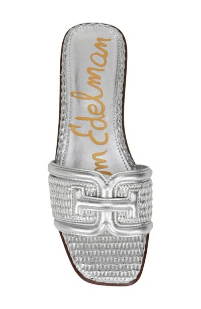 Sam Edelman Irina Slide Sandal In Silver