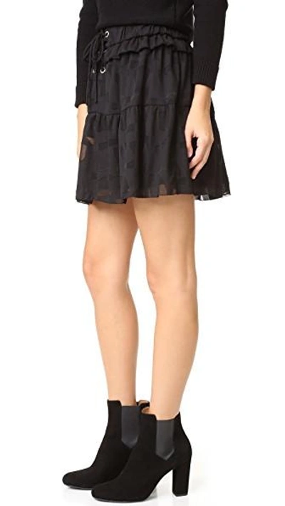 Shop Iro Carmel Skirt In Black