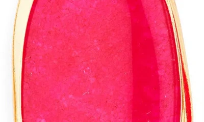 Nordstrom Framed Semiprecious Stone Oval Drop Earrings In Multi