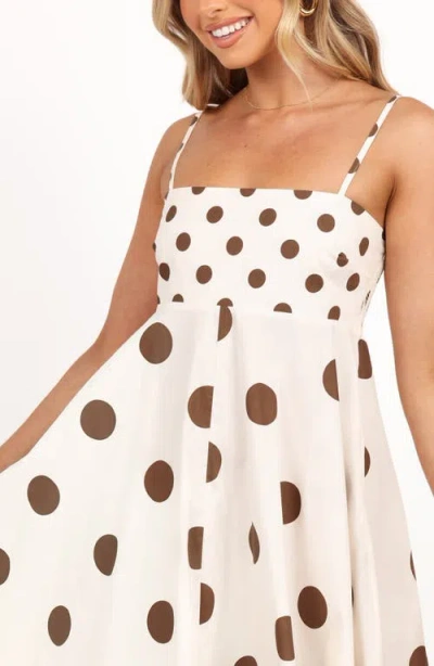 Petal And Pup Petal & Pup Deenie Mixed Polka Dot Cotton Maxi Dress In Multi
