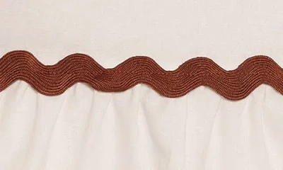 Petal And Pup Petal & Pup Mollymook Rickrack Trim Sleeveless Peplum Top In White