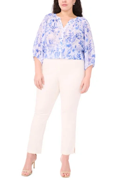 Halogen ® Raglan Balloon Sleeve Top In White