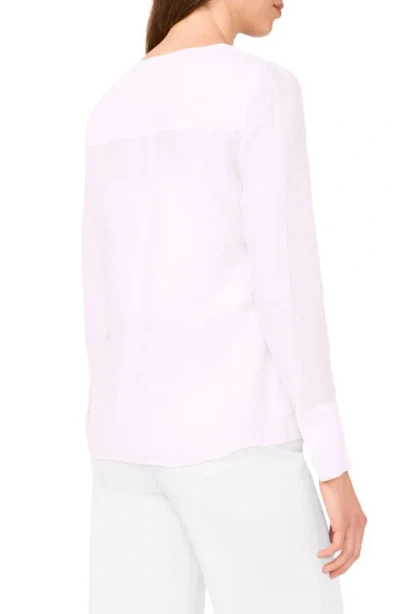 Halogen ® Tie Front Top In White