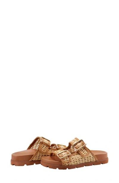 Marc Fisher Ltd Women's Mylan Footbed Sandal In Brown