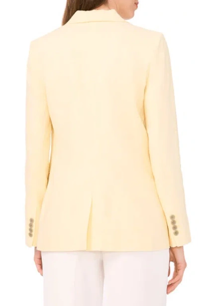 Halogen ® One-button Linen Blend Blazer In Yellow