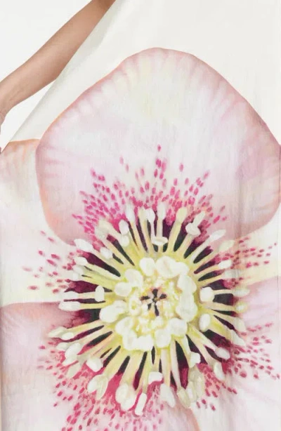 Significant Other Shiloh Floral Strapless Maxi Dress In White