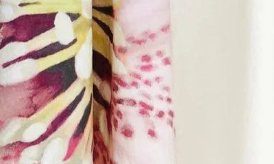 Significant Other Shiloh Floral Strapless Maxi Dress In White