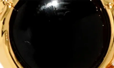 Alexis Bittar Brut Black Onyx Coin Linear Drop Earrings In Multi