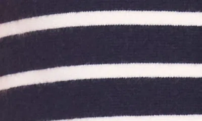 Cece Stripe Crewneck Sweater Vest In Blue