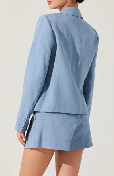 Astr The Label Artice Blazer In Blue