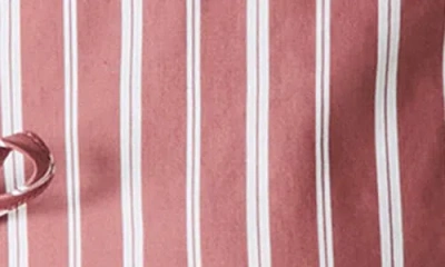 Steve Madden Womens Aliza Striped Tie Front Top Malena Striped Pull On Shorts In Pink