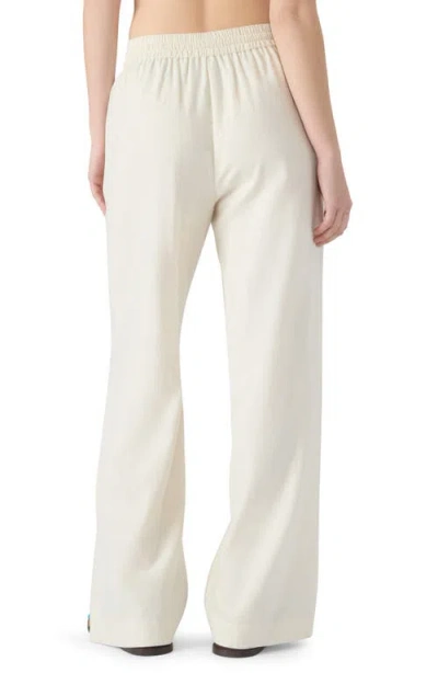 Steve Madden Venetia Linen Blend Drawstring Pants In Brown