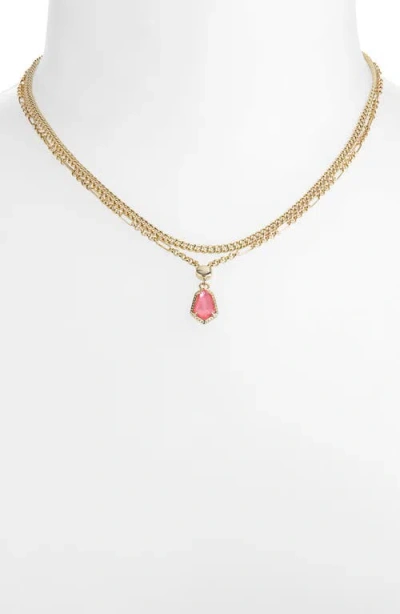 Kendra Scott Alexandria Pendant Layered Necklace In Gold