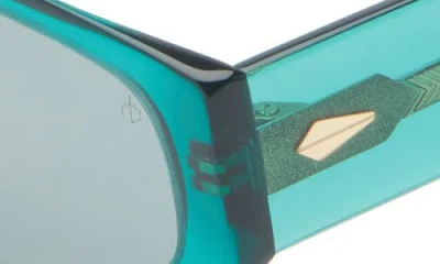 Rag & Bone 55mm Oval Sunglasses In Blue