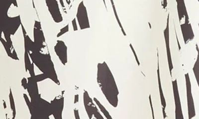 Maggy London Abstract Print Asymmetrical Midi Dress In Multi