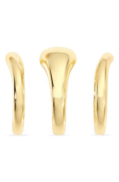 Shashi Delphine Set Of 3 Rings In Gold
