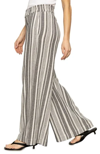 Sanctuary Palm Pull On Pants In Atlantic Stripe In Multi