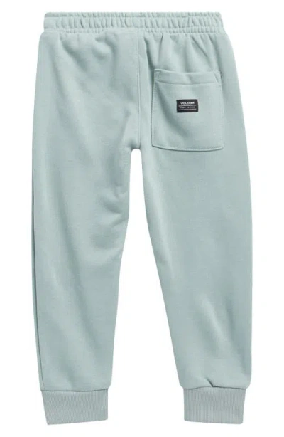 Volcom Kids' Graphic T-shirt, Acid Washed French Terry Hoodie & Joggers Set In Blue