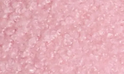 Omg Accessories Kids' Faux Pearl Bow Faux Shearling Slipper In Pink