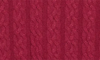 Bugatchi Cabled Turtleneck In Red