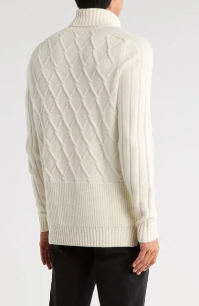 Bugatchi Turtleneck Sweater In Neutral