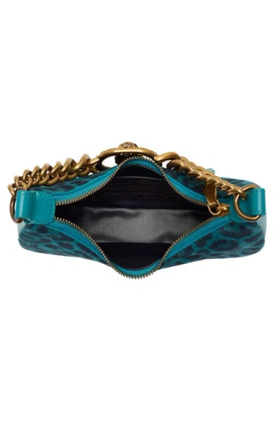 Kurt Geiger London Small Chelsea Chain Hobo Bag In Blue