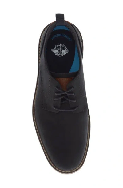 Dockers Mens Easedale Dress Casual Lace Up Oxford Shoe In Black