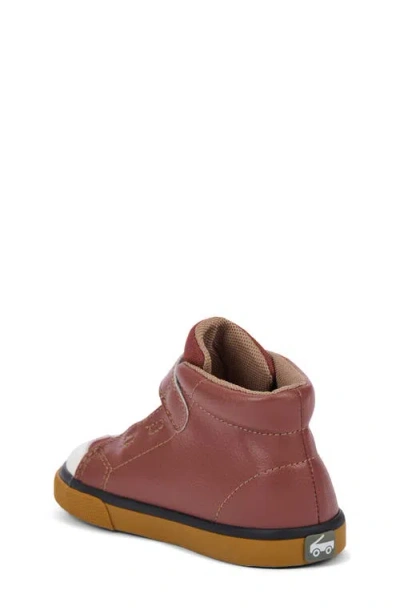 See Kai Run Kids' Drew High Top Sneaker In Brown