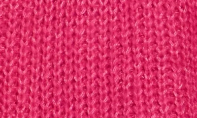 Bobeau Balloon Sleeve Sweater In Pink