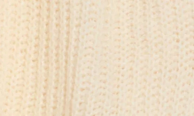 Bobeau Balloon Sleeve Sweater In Nude