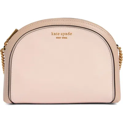 Kate Spade New York Morgan Colorblock Double Zip Dome Crossbody Bag In Neutral