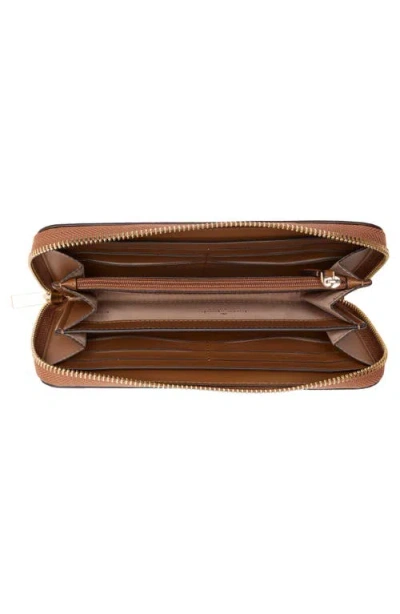 Kate Spade New York Pebbled Leather Continental Wallet In Brown