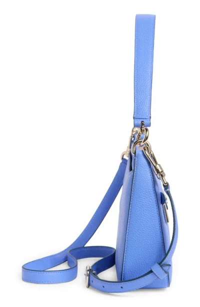 Kate Spade New York Hudson Pebbled Leather Medium Shoulder Bag In Blue