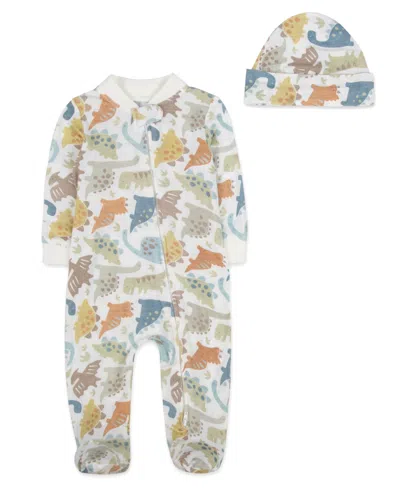 Baby Essentials Baby Boys 4-piece Dinosaur Layette Set In Multi