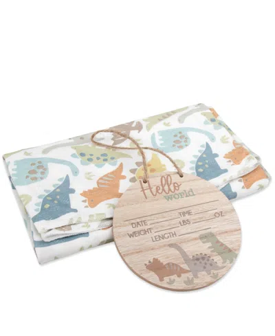 Baby Essentials Baby Boys 4-piece Dinosaur Layette Set In Multi