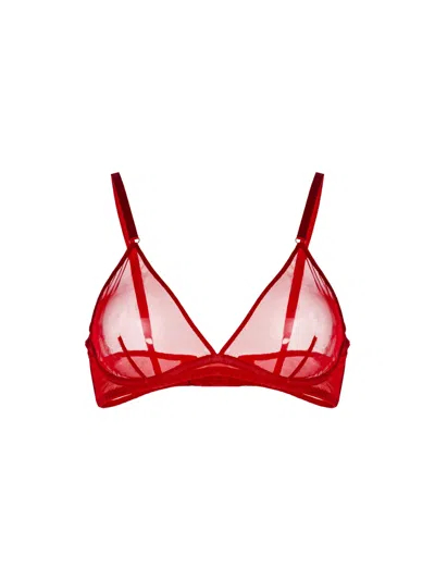 Zhilyova Women's Unnamed Red Bralette In Red