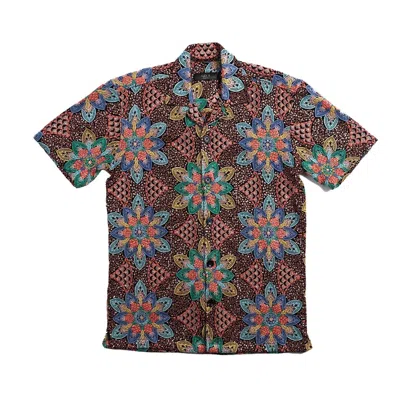 Eight X Men's Soraya Artisan Short Sleeve Button Up Shirt In Multi