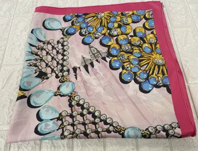 Dior Patterned Scarf In Multi