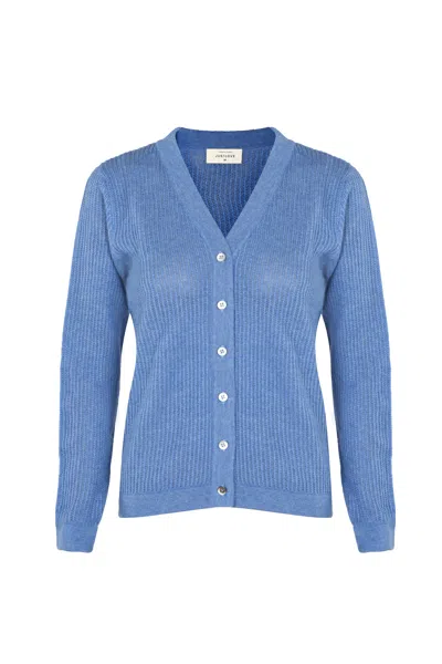 Justlove Women's Cashmere Cardigan Light Blue Sky In Blue