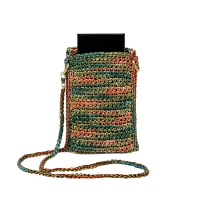 Sibylla Delphica Handmade Crochet Phone Case - Bronze In Brown