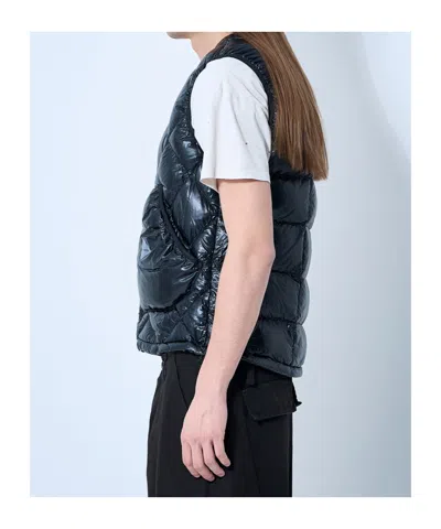 And Wander Quilted Down Jacket In Black