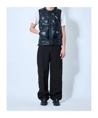 And Wander Quilted Down Jacket In Black