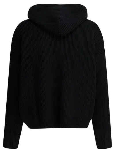 Celine Long-sleeved Cardigan In Black