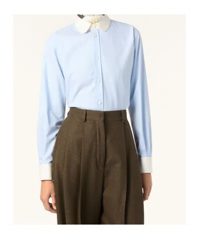 Loro Piana Thea Shirt In Blue