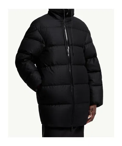 Moncler X Ee72 By Edward Enninful Maarutha Long Down Jacket In Black