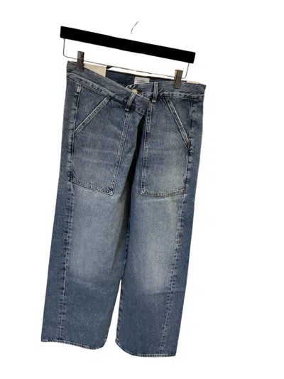 Citizen Of Humanity Ines Utility Trouser In Blue