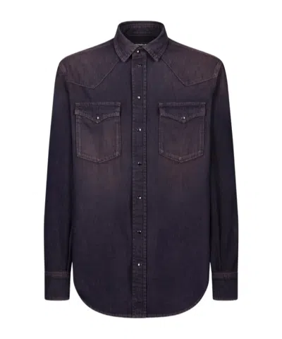 Dondup Logo Shirt In Black