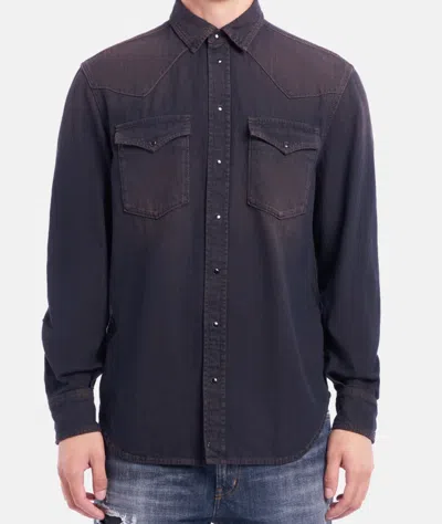 Dondup Logo Shirt In Black