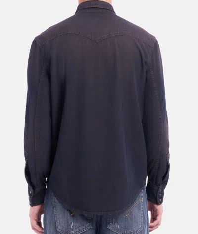Dondup Logo Shirt In Black